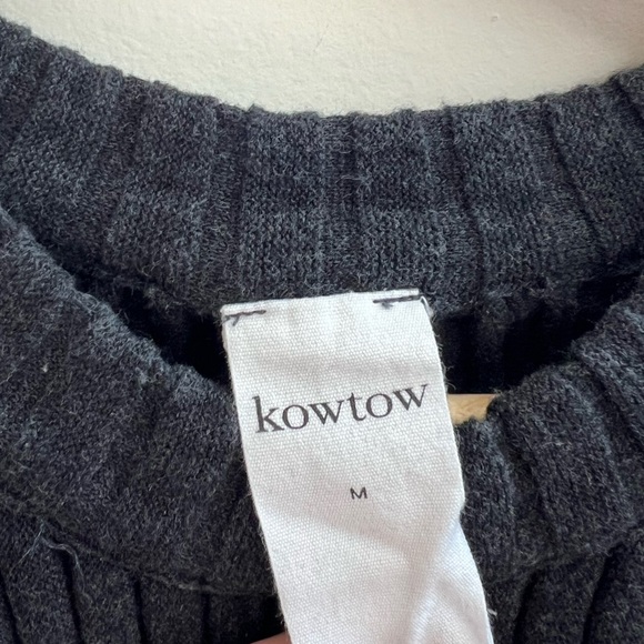 KOWTOW Charcoal Ribbed Singlet - Picture 4 of 7